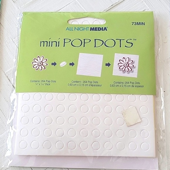 Lot of 17 Different Crafting Items Stickers Charms Stencil Utensil Letters - Picture 7 of 8